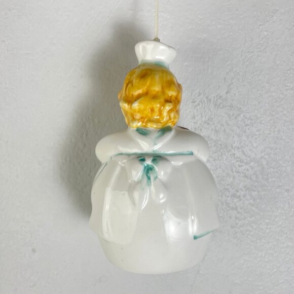 Vintage Ornament Baker Cookies Ceramic Baking 1990s Funny Baking Chef Tree Decor - Picture 2 of 2